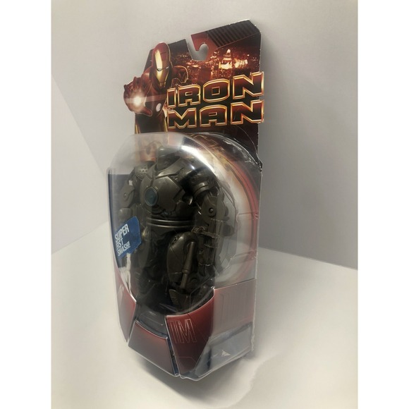 2008 IRON MAN Monger BLUE Super Fist Smash Action Figure - Picture 3 of 6